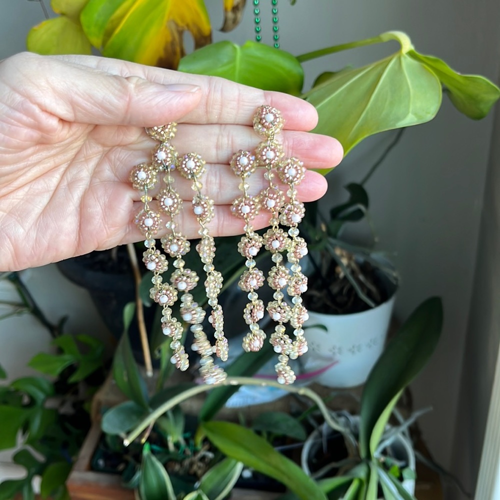 Bauble bar chandelier earrings